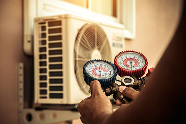 Professional Hvac Maintenance technician working in Seville, FL